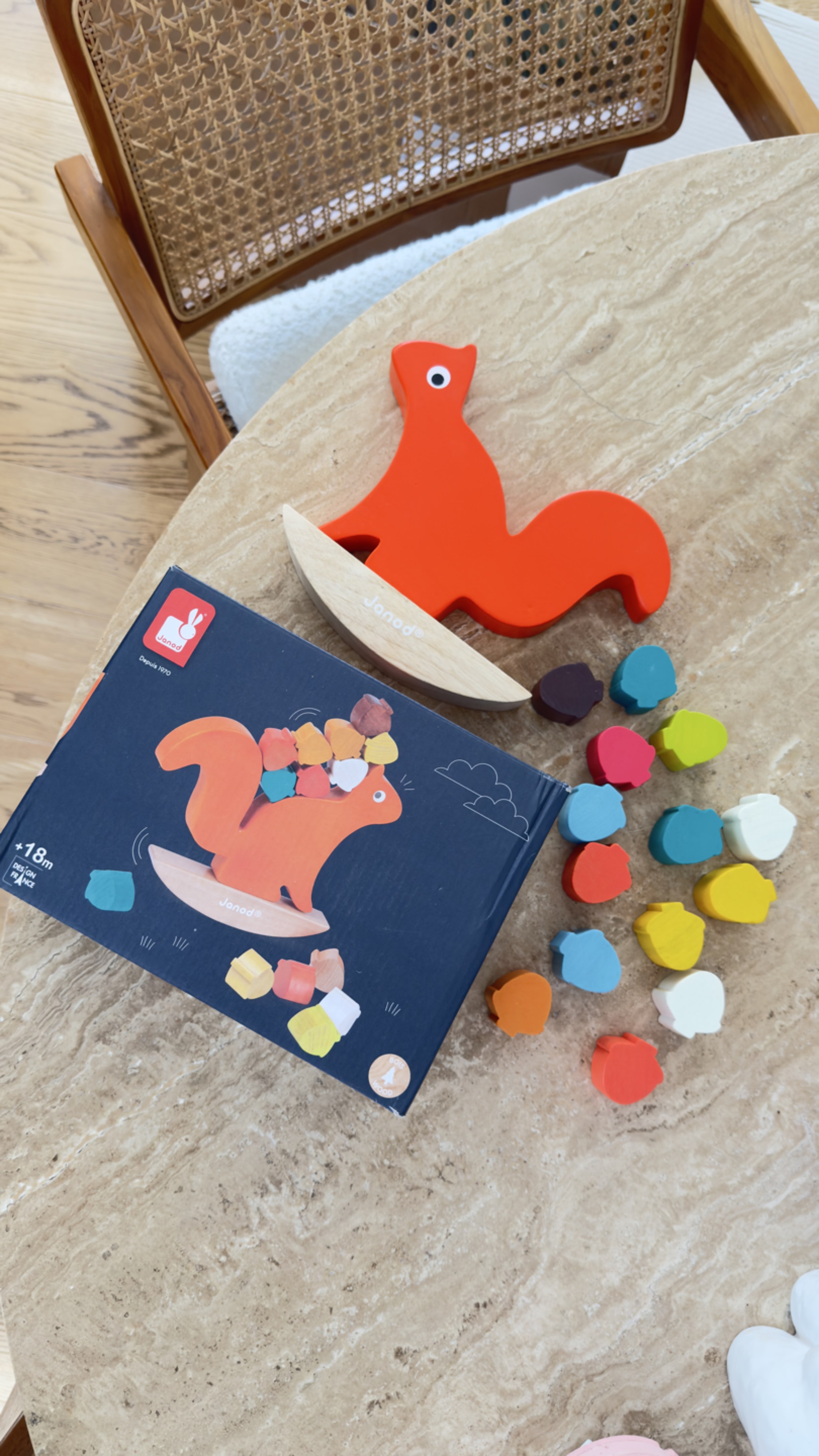 Janod Wooden Squirrel Balancing Game