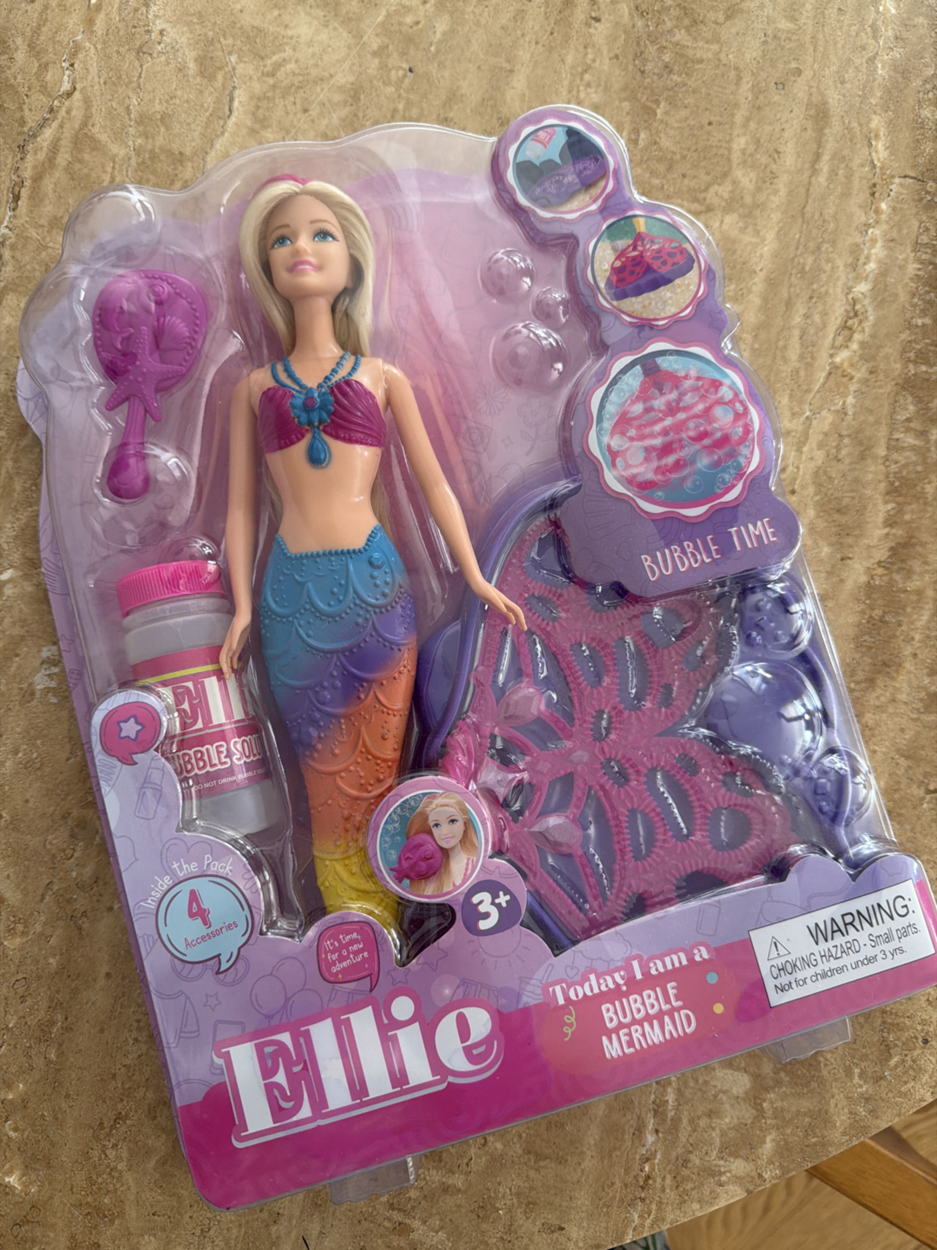 Ellie Bubble Mermaid Doll Set with Accessories