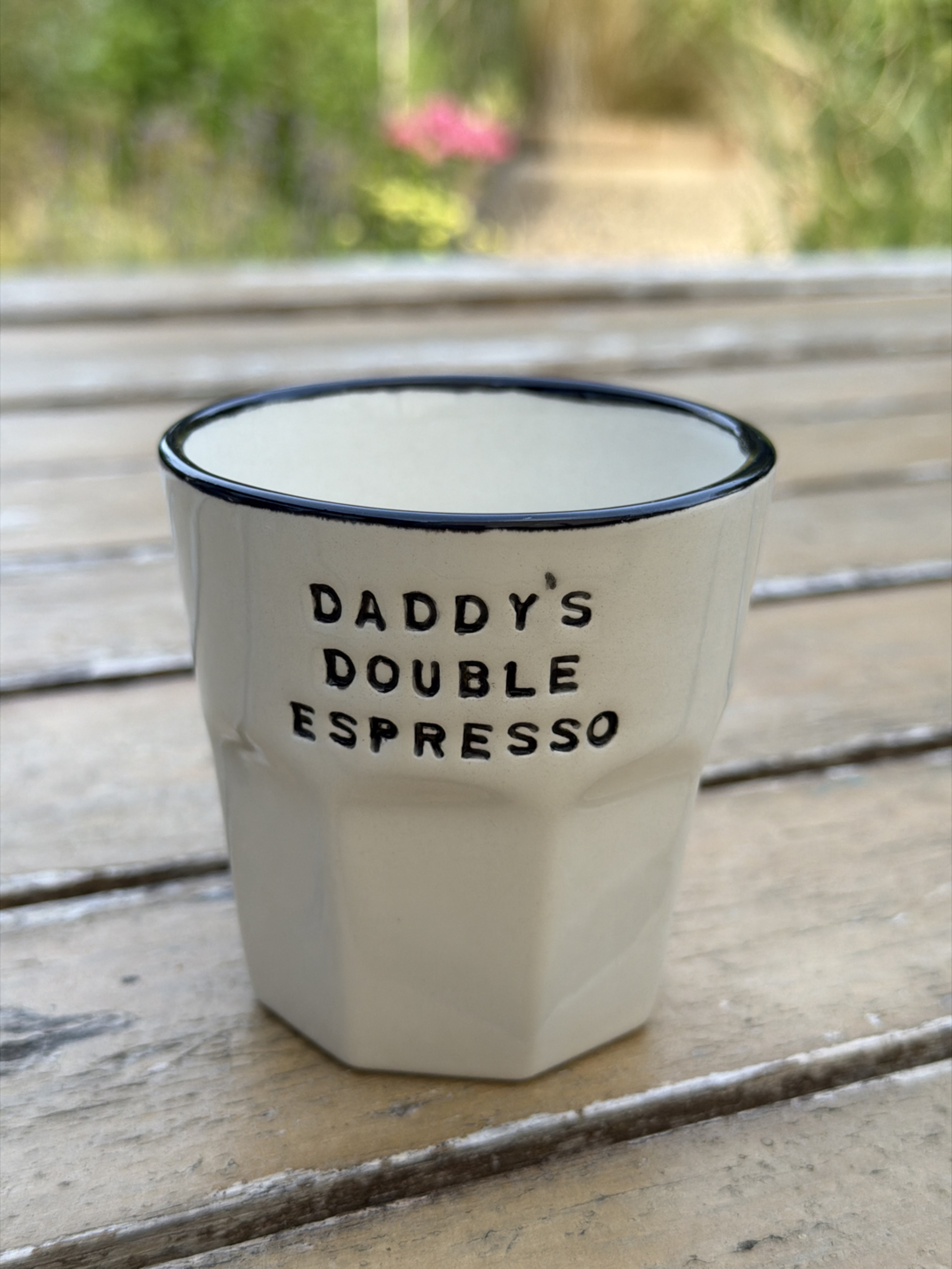 Daddy's Double Espresso Ceramic Cup
