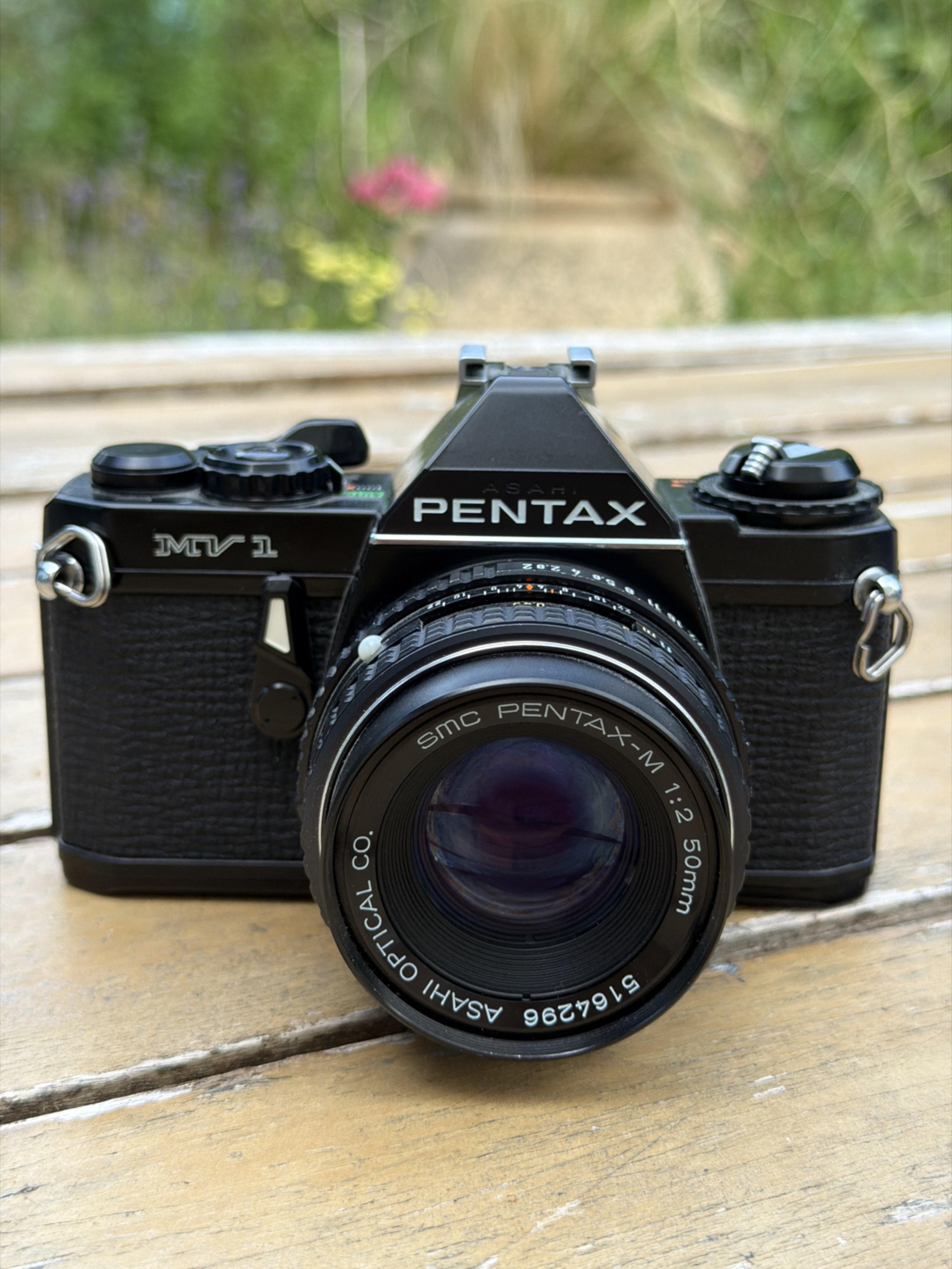 Pentax MV1 35mm SLR Camera with SMC Pentax-M 50mm f2 Lens